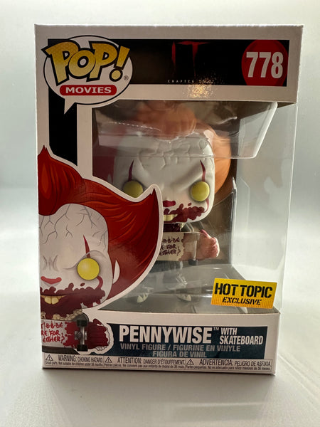 Pennywise with skateboard
